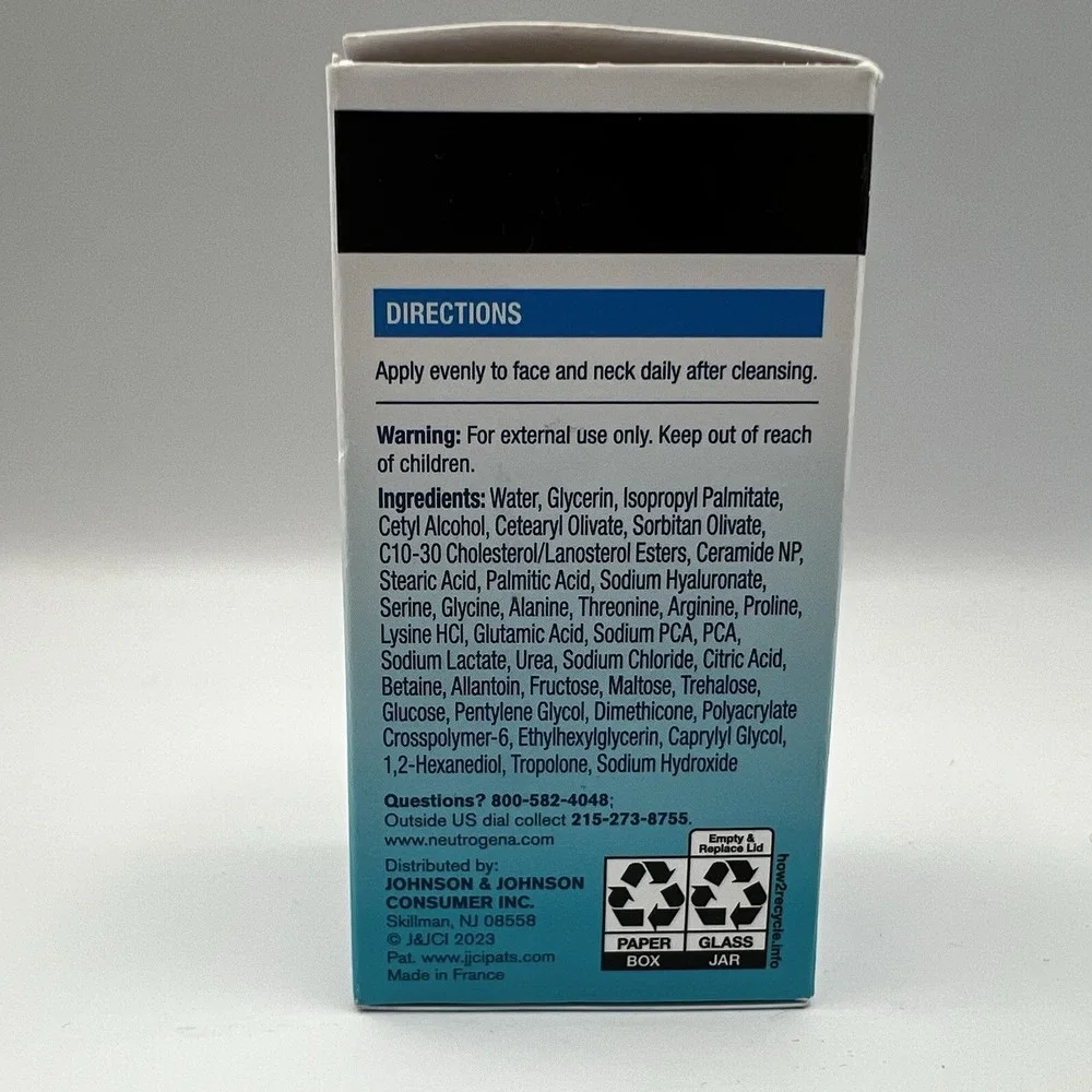 NEW! Neutrogena Hydro Boost Water Cream Moisturizer 9x Hydration, 0.5 fl oz MINI